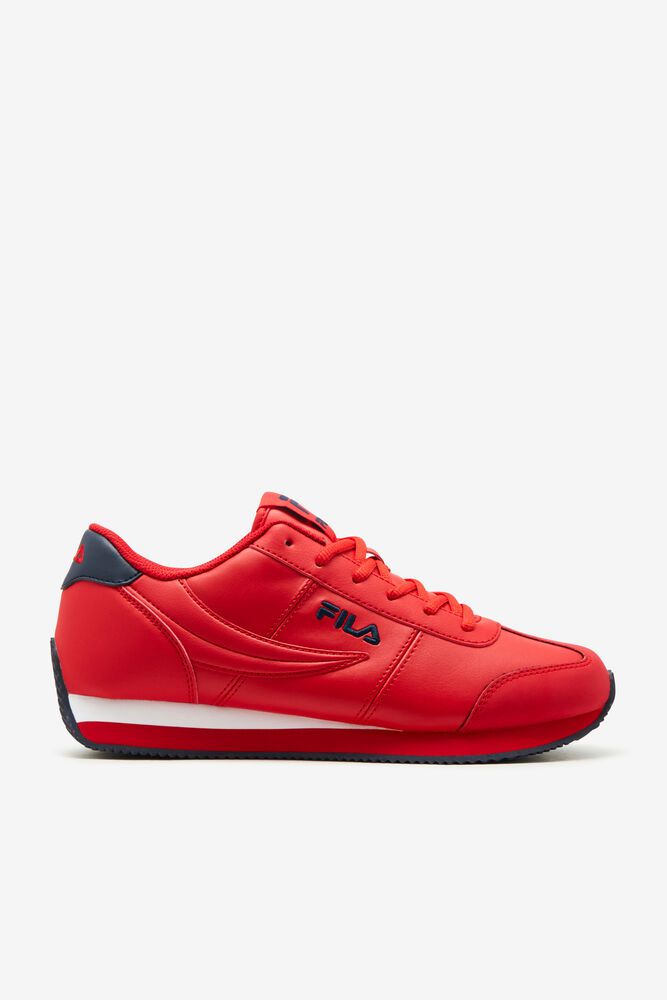 Fila Sneakers Province Mens Red - India KXZ-937816